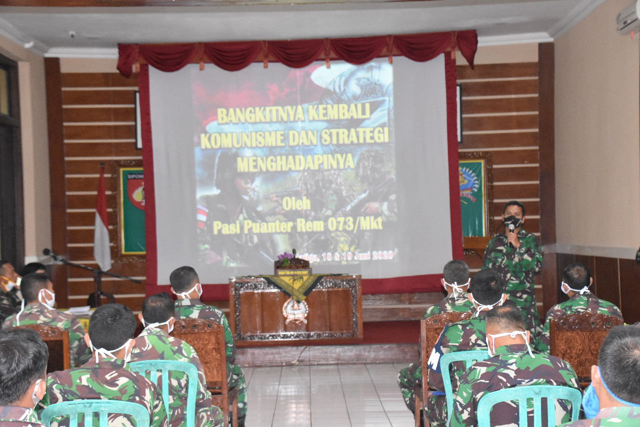 Korem 073/Makutarama Laksanakan Pembinaan Bahaya Laten Komunis dan Paham Radikal